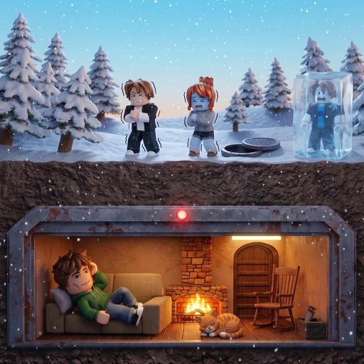 Survive the Cold vs 99 Nights in the Forest Roblox comparison