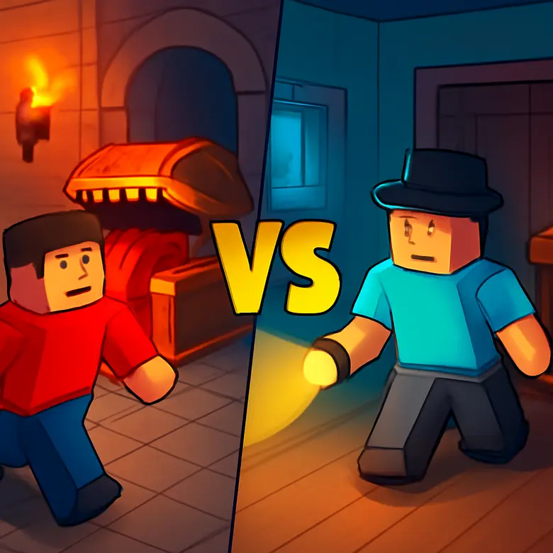 The Mimic vs DOORS  -- Which Roblox Game Is Better? illustration - Gameplay: Story Chapters vs Procedural Rooms
