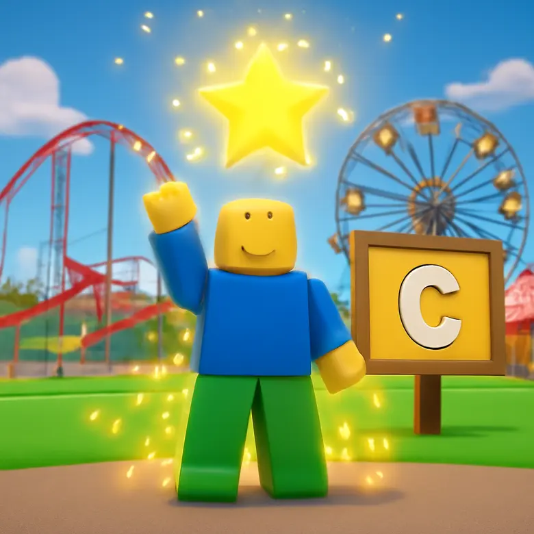 Theme Park Tycoon 2 Tier List  — Best Rides Ranked rewards illustration - C Tier — Average Rides