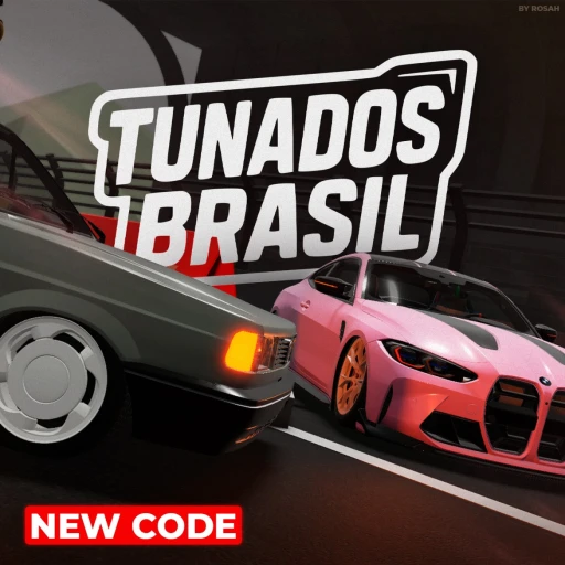 Tunados Brasil Roblox game showing tuned cars with turbo systems and street racing in 2026