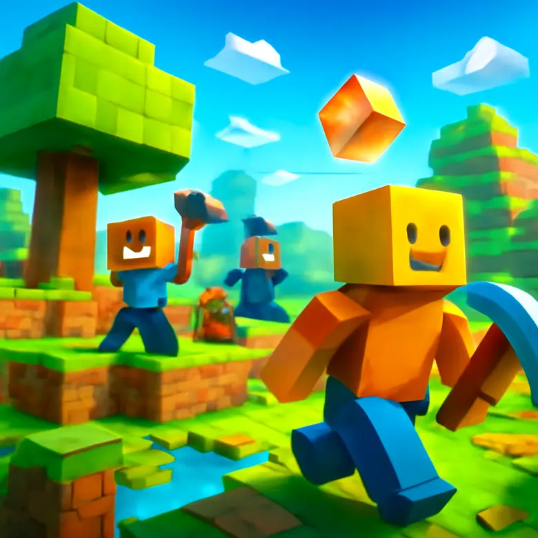 Voxel Sandbox Roblox -- Guides, Codes & Tips gameplay illustration - Voxel Sandbox Articles