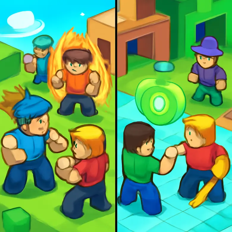 World Fighters vs Choose An Ability  -- Which Roblox Fighting Game Should You Play? illustration - Core Gameplay Loops Compared