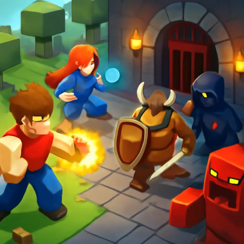 World Fighters vs Dungeon Hunters  -- Which Roblox Game Is Better? illustration - Gameplay -- What Do You Actually Do?