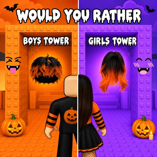 Would You Rather: Halloween Outfit Tower Roblox game
