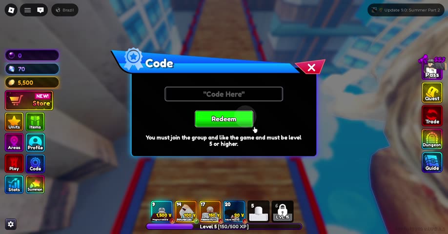 CATCHINGUP code redeemed in Re Rangers X
